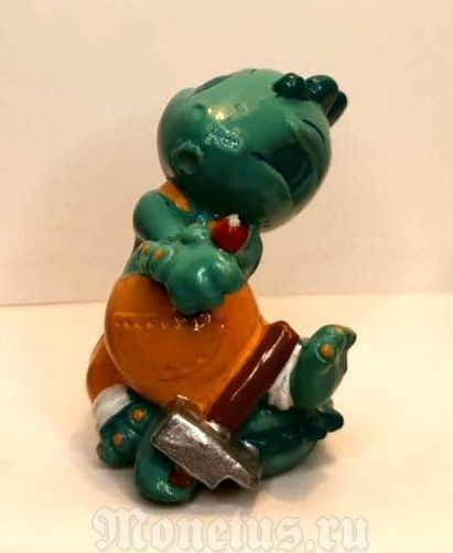 Киндер Сюрприз, Kinder, серия Динозавры Строители 1995 год, Die Dapsy Dinos, с пальцем