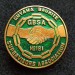 Значок GBSA Guyana bauxite supervisors association Ассоциация контролеров добычи бокситов