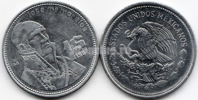 монета Мексика 1 песо 1987 года