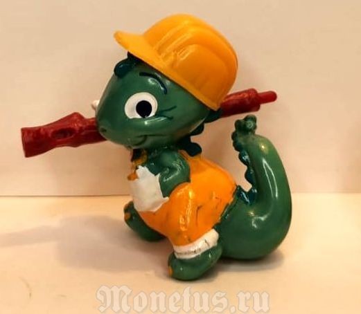 Киндер Сюрприз, Kinder, серия Динозавры Строители 1995 год, Die Dapsy Dinos, с бревном