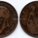 монета Великобритания 1 пенни 1918 год