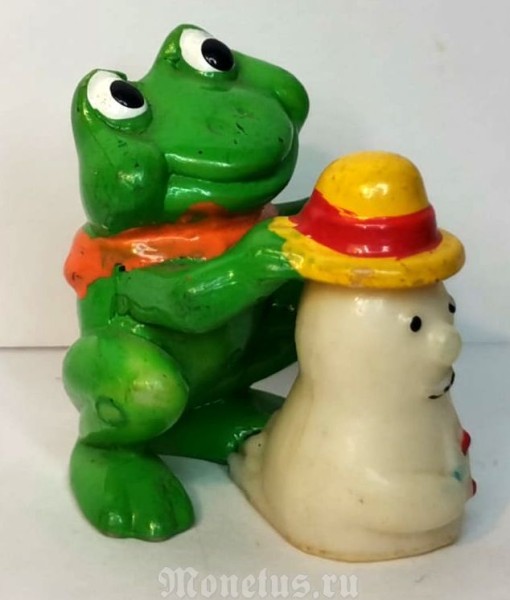 Киндер-Сюрприз, Kinder, Le Simpatiche Ranopla 1993, вып 1997 Froggy Friend, Лягушка и снеговик