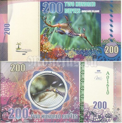 Бона Остров Авокаре 200 рупий 2016 год