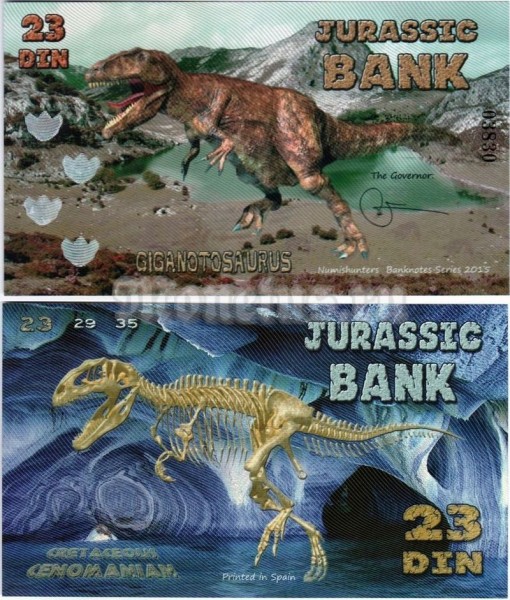 бона Испания ( Jurassic Park ) 23 дин 2015 год - Гигантозавр