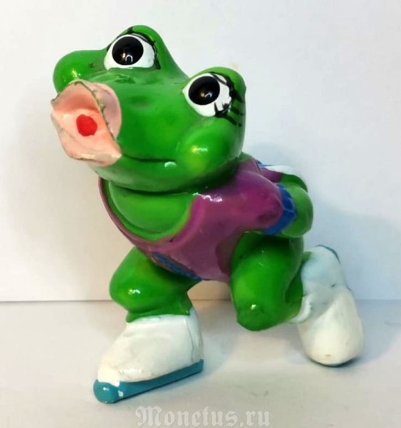 Киндер-Сюрприз, Kinder, Le Simpatiche Ranopla 1993, вып 1997 Froggy Friend, Лягушка на коньках