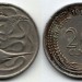монета Сингапур 20 центов 1969 год