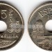 монета Испания 25 песет 1997 год Мелилья