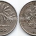 монета Нигерия 10 кобо 1973 года