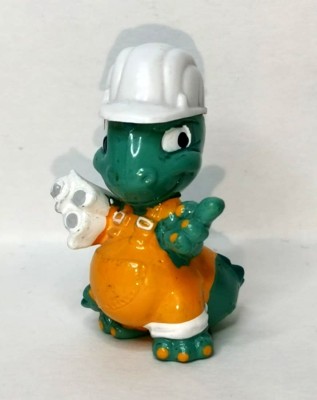Киндер Сюрприз, Kinder, серия Динозавры Строители 1995 год, Die Dapsy Dinos, с газетой