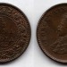 монета Британская Индия 1/12 анна 1932 год Георг V