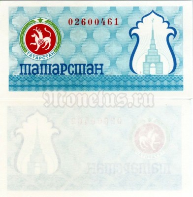 банкнота Татарстан 100 рублей 1993 год