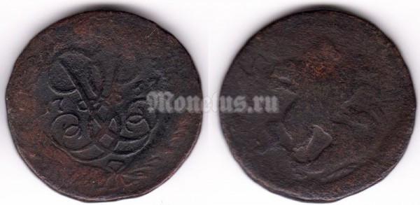 монета Денга 1757 год