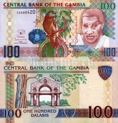 бона Гамбия 100 даласи 2013 год