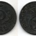 монета Дания 5 эре 1943 год