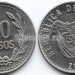 монета Колумбия 50 песо 2012 год