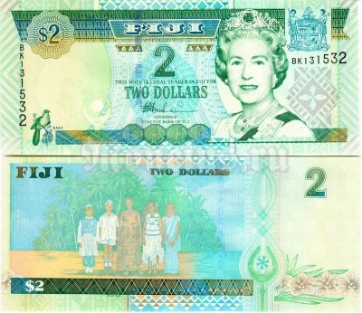 бона Фиджи 2 доллара 2002 год