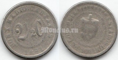 монета Колумбия 2½ сентаво 1881 год