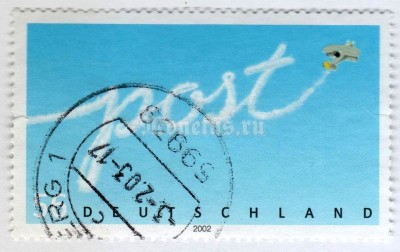 марка ФРГ 56 центов "Post" 2002 год Гашение