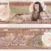 бона Мексика 1000 песо 1985 год