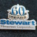 Значок 60 years Stewart Filmscreen Corporation тяжелый