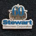 Значок 60 years Stewart Filmscreen Corporation тяжелый