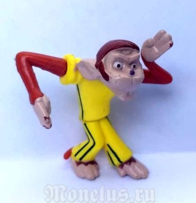 Киндер Kinder Шим Банзай Каратэ Schim Banzai Monkeys 2006 год Обезьяна MPG 2S-96 Bruce Banana