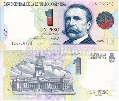 бона Аргентина 1 песо 1993 год
