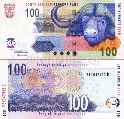 бона Южная Африка 100 рандов 2005 год