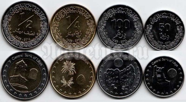 Ливия набор из 4-х монет 2014 год