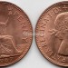 монета Великобритания 1 пенни 1967 год