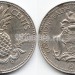монета Багамы 5 центов 1984 год