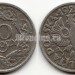 монета Польша 10 грошей 1923 год