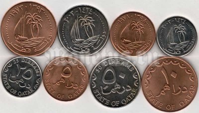 Катар набор из 4-х монет
