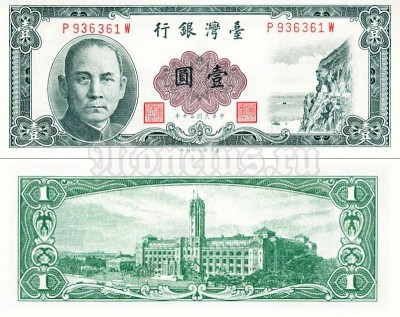 банкнота Китай 1 юань 1961 год