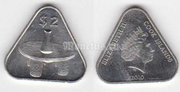 монета Острова Кука 2 доллара 2003 года