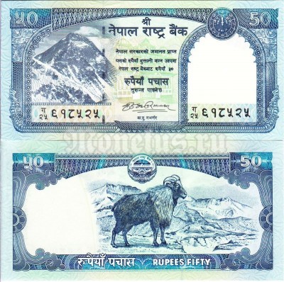 бона Непал 50 рупий 2008 год