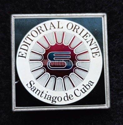 Значок Куба Editorial oriente santiago de Cuba Издательство, ситалл зеркальный стекло