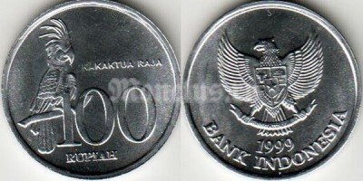 Монета Индонезия 100 рупий 1999 год