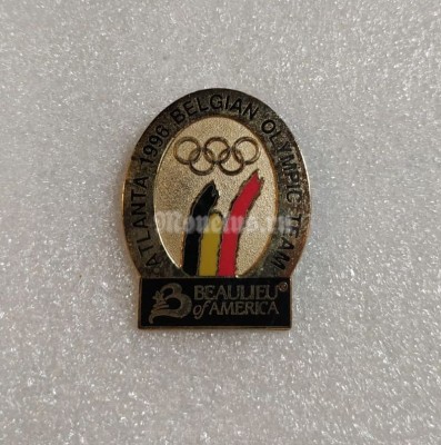 Значок ( Спорт ) Олимпиада. Атланта Atlanta 1996 Олимпийский комитет Бельгии