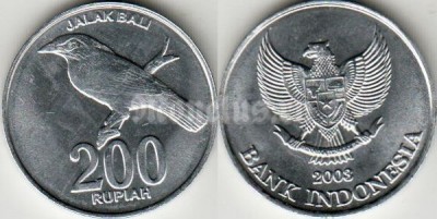 Монета Индонезия 200 рупий 2003 год