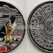 Китай набор из 2-х монетовидных цветных жетонов 2017 год Собаки в коробке, вид - 6