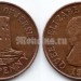 монета Джерси 1 пенни 1986 год - Сторожевая башня в Ле Хок