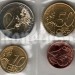 ЕВРО набор из 8-ми монет Латвия