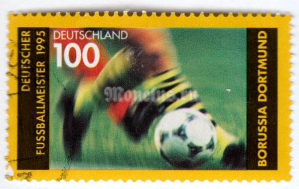 марка ФРГ 100 пфенниг "Match scene" 1995 год Гашение