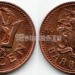 монета Барбадос 1 цент 1973 год