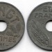 монета Франция 20 сантимов 1941 год Правительство Виши "VINGT"