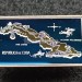 Значок Куба Cuba карта туризм, ситалл зеркальный стекло