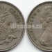 монета Багамы 5 центов 1966 год
