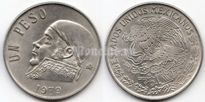 монета Мексика 1 песо 1979 года - Хосе Мария Морелос