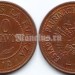 монета Боливия 10 сентаво 2012 год